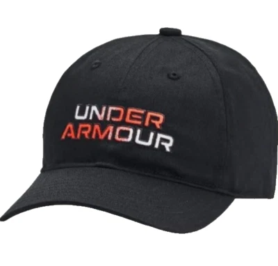 Boys One Size - Under Armour Logo Hat - Black/Red - Image 1 of 4
