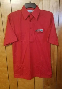 SMITH'S TRUCKING Vintage Uniform Shirt SMALL Short Sleeve RED Truck Logo VTG F2 - Picture 1 of 6