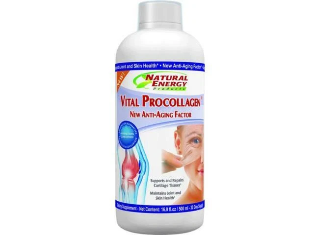 Vital Procollagen Liquid Anti-aging Factor Pro Colageno Mocha Coffee Flavor collagen 16 Oz