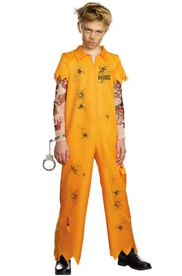 Mono Escapado Condenado Prisionero Psicosis Loco Pequeña Edad 6-7 Nuevo Foto 1 de 4