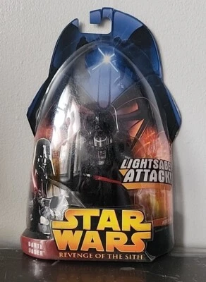 Star Wars Revenge Of The Sith Darth Vader Lightsaber Attack  Figure - Image 1 of 2