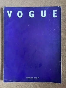 VOGUE UK Magazine Queen Elizabeth King George March 1952 Vintage British Fashion - Picture 1 of 2