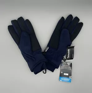 Winter Gloves Medium/ Large 3M Thinsulate Microfleece Waterproof Gloves Blue - Picture 1 of 3