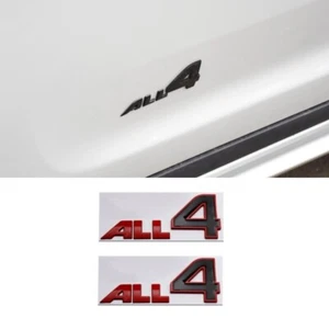 Para BMW MINI 2 PIEZAS COUNTRYMAN ALL4 Metal Lateral Trasero LOGO Emblemas Rojo Todo Negro 4 - Imagen 1 de 4
