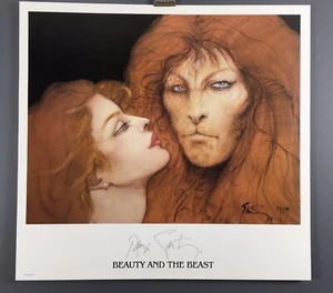 Ramon Santiago, “Beauty And The Beast” Art Print 1990, Rochester, NY. Excellent. - Picture 1 of 5