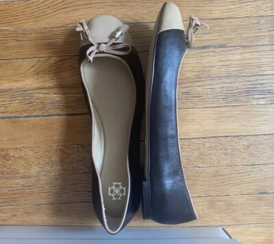 Ann Taylor размер США 7 Millie бант супер удобный плоскостях - совершенно новый - Изображение 1 из 4