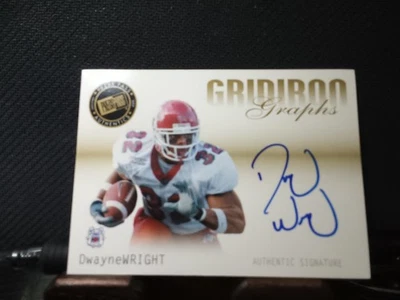 Press Pass SE 2007 Gridiron Graphs Dwayne Wright (AU, RC) Fresno State Bulldogs Foto 1 de 2