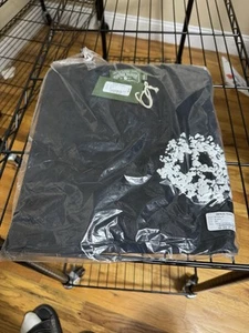 T-shirt denim lacrime università nera nuova con etichetta autentica rara taglia XXL - Foto 1 di 2
