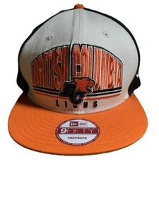 British Columbia BC Lions Snapback Hat Cap 9 Fifty New Era CFL Canada Football - Picture 1 of 10