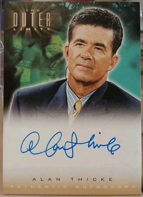 The (New) Outer Limits Alan Thicke Autograph A7 2003 (Dr. Jason Seaver) d. 2016  - Image 1 of 2