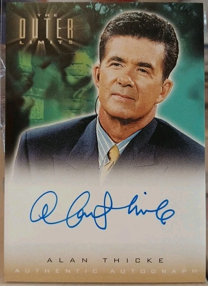 The (New) Outer Limits Alan Thicke Autograph A7 2003 (Dr. Jason Seaver) d. 2016  - Image 1 of 2