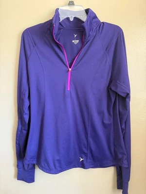 Womens purple Active by Old Navy half zip athletic shirt L - Image 1 of 3