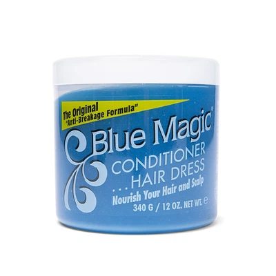 Aderezo acondicionador para cabello Blue Magic 12 oz., seco, anti rotura, nutritivo, Foto 1 de 4