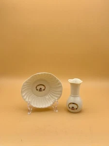VINTAGE Donegal Parian China Claddagh Ring Mini Vase & Geschirr Set - Bild 1 von 12