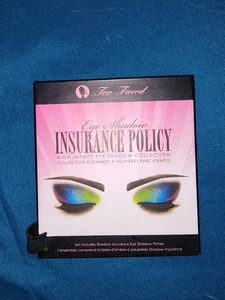 Too Faced Eye Shadow Insurance Policy Palette High Impact Eyeshadow Discontinued - Picture 1 of 6