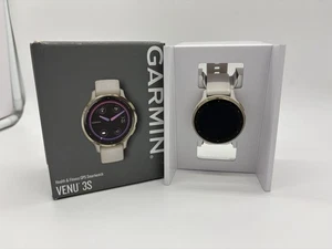 GARMIN Venu 3S Ivory/Soft Gold Health And Fitness Smartwatch - Picture 1 of 6