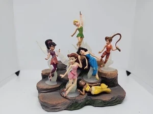 Disney Store Fairies Deluxe 6 Figurine Playset Tinkerbell Periwinkle F001 - Picture 1 of 3