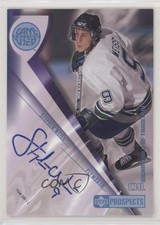 2001-02 Upper Deck CHL Prospects Game Used Edition Stephen Weiss Rookie Auto RC