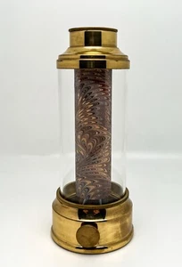 Vintage Van Cort Instruments Kaleidoscope Contessa Lighthouse Glass & Brass Art - Picture 1 of 9