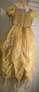 Vintage Disney Store 4-6 Child ~ Belle Costume Dress ~ Princess - Picture 1 of 17