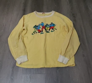 VTG 70s Prince Tut Yellow Football Shirt BOY YOUTH Sz 14 Sanforized Cotton FLAWS - Picture 1 of 21