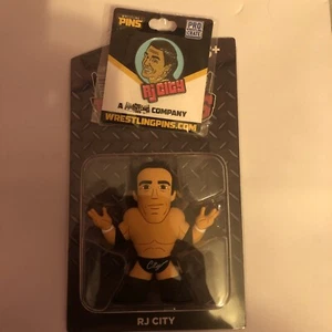 RJ City Micro Brawler And Pin PWCrate Exclusive WWF WWE NXT AEW WCW ECW TNA - Picture 1 of 4