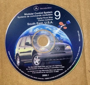 135   Mercedes C, E, CL, CLK S, SL G-Class Navigation Map 9 South East, 2000.1 - Picture 1 of 1