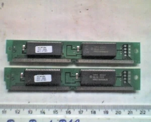 2 x TECHWORKS 8Mb 72pin 60nS 4Chip DRAM DIMM - (16Mb Matched Pair) - WORKING - V - Picture 1 of 3