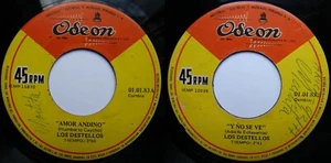 LOS DESTELLOS AMOR ANDINO/Y NO SE VE 1973 ORIGINAL PERU 2ND PRESS PSYCH CUMBIA - Picture 1 of 11