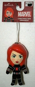 Hallmark Plastic Kawaii Marvel Comics Black Widow Ornament Nuevo 2020 - Imagen 1 de 3