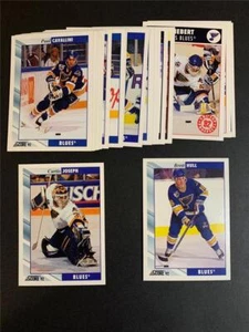 Juego de 25 cartas Score St. Louis Blues Team 1992-93 - Imagen 1 de 1