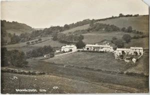 CNU Early Chapman Postcard, Cottages, Branscombe Village, Devon - fault - Picture 1 of 1
