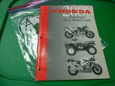 Honda Technicians Nuevo Modelo Guía 2000 79 Páginas CR250R CR125R XR650R TRX500 A Foto 1 de 4