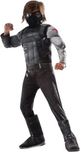 Rubie's Capitán América Guerra Civil Soldado de Invierno Deluxe Muscle Chest Niño - Imagen 1 de 4