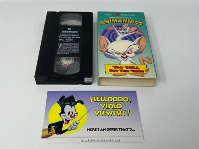 Animaniacs VHS - You WILL Buy This Video! Pinky and the Brain VHS with Insert - Image 1 of 4