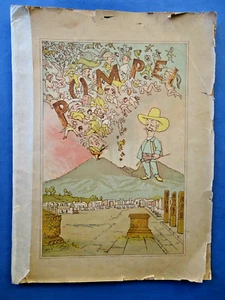 Delfico – Pompei illustrata umoristicamente – Napoli 1890 – 32 tavole – Raro - Picture 1 of 12