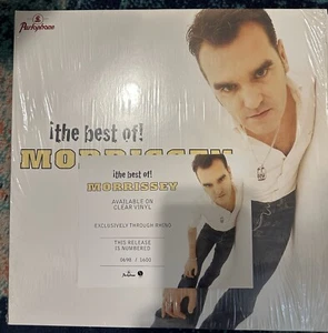 The Best Of Morrissey Rare Clear Vinyl Limited 1600 (Unsealed) Never Played - Picture 1 of 2