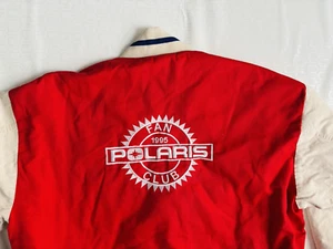 Vintage Polaris Fan Club Quilted Winter Jacket Snowmobile Men 2XL 1995 - Picture 1 of 8