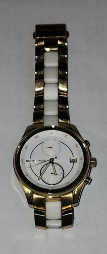 OROLOGIO CRONOGRAFO MICHAEL KORS BRIAIR MK6466 TONO ARGENTO E ORO MISURA PICCOLA