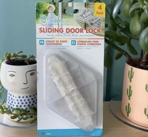 Safetynex Child Sliding Door Lock 4 Pack NEW! - Picture 1 of 3