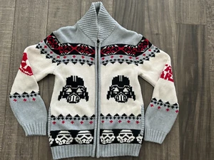 Hanna Andersson Star Wars Fair Isle Zip-Up Sweater: Size 10 (140 cm) - Picture 1 of 5