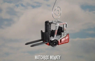 1/64 Forklift Hi-Lo Christmas Ornament Crown Fork Truck CAT Komatsu Toyota HILO - Image 1 of 4