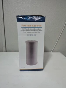 AQUASURE Fortitude V2 Sediment/Carbon/Zinc Bacteria Inhibiting Triple Filter NEW - Picture 1 of 5