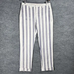 VINTAGE 60s 70s Patriotic Trousers Pants Men Size 34x31 Stars Stripes USA Flag - Picture 1 of 20