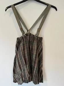 Ikks Girls Skirt. Size 8. Green and Brown. Short - Picture 1 of 7