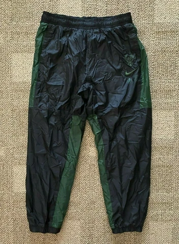 Mens Size 2Xl Nike Wind Basketball Pants Black/Green NBA Milwaukee Bucks Cover