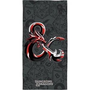Official Dungeons & Dragons Beach Towel Dungeon Design Soft Cotton 140cm x 70cm - Picture 1 of 7