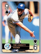 1992 Major Leage Baseball Aces Tom Candiotti Toronto Blue Jays 9 Spades
