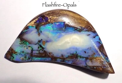 255ct Rare Collector Wood Opal Grün-blau-türkise Video Flashfire-Opals - Image 1 of 4