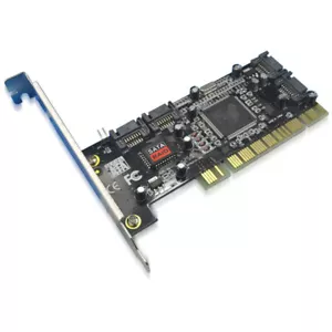 4 Port SATA PCI Expansion Card PCI-E To SATA Adapter Card For MS Windows 98SE/Me - Picture 1 of 5